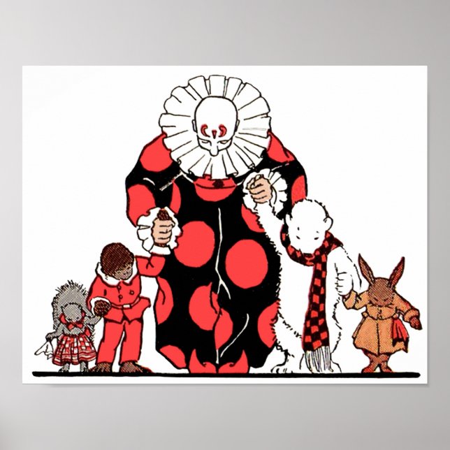 clown and friends take their bow poster (Front)