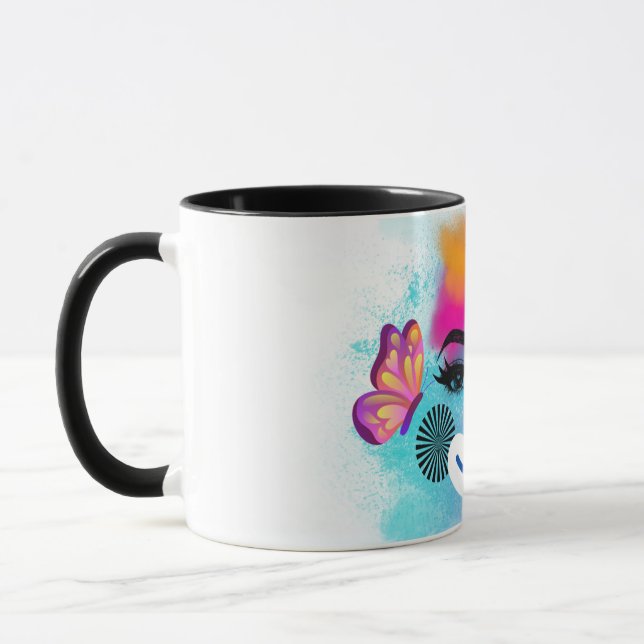 Clown and Make-up Mug (Left)