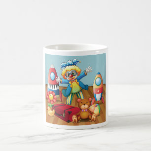 Clown And Toys Mug