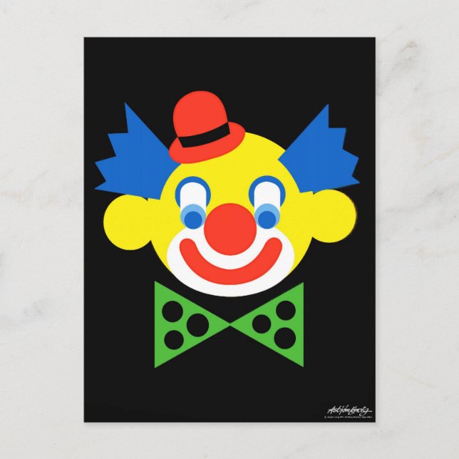 Clown - Art Gallery Selection Postcard (Front)