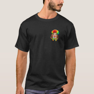 Clown Beagle Circus Dog Pocket T-Shirt