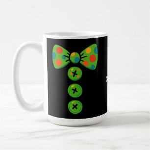 Clown Big Bow Tie Halloween Costume Design Funny Coffee Mug