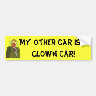 Clown Car Bumper Sticker