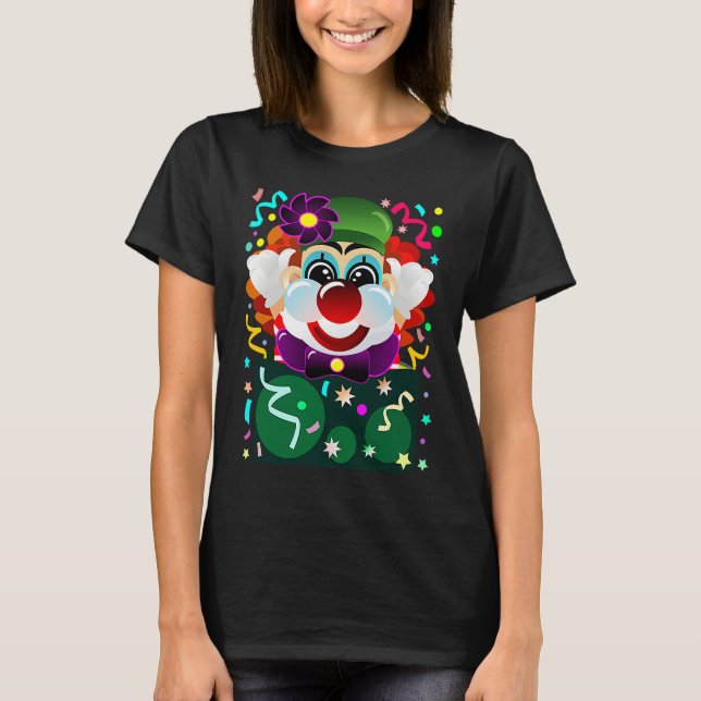CLOWN CARNIVAL COSTUME T-Shirt (Front)