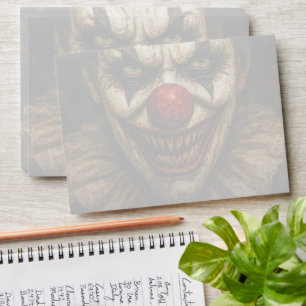 Clown Carnival of Screams Halloween  Envelope