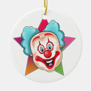 Clown Ceramic Ornament