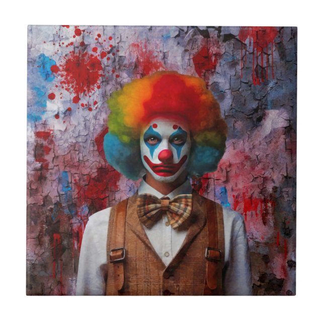 Clown Ceramic Tile (Front)