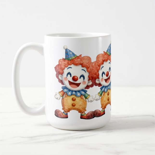 Clown Circus Humour Coffee Mug (Left)