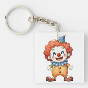 Clown Circus Humour Key Ring