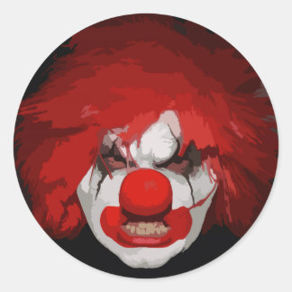 Clown Classic Round Sticker