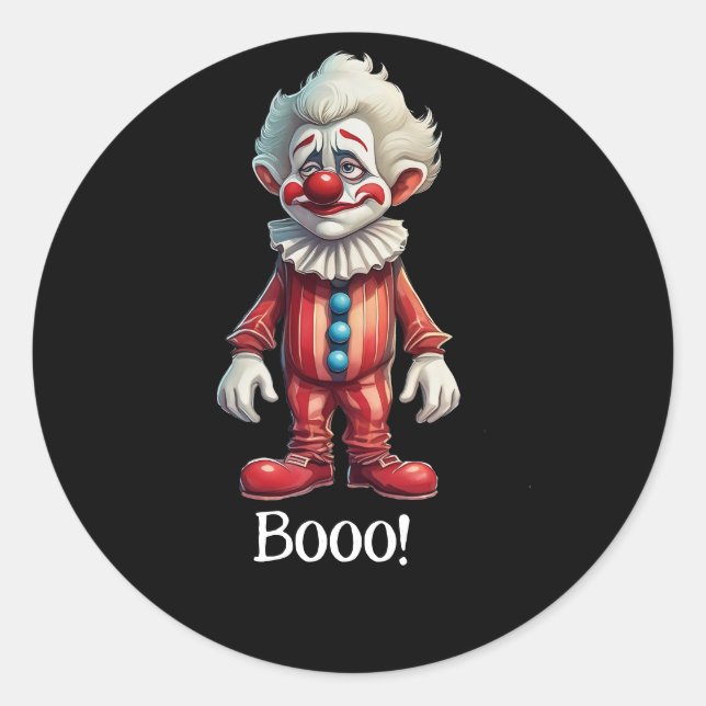 Clown Classic Round Sticker (Front)