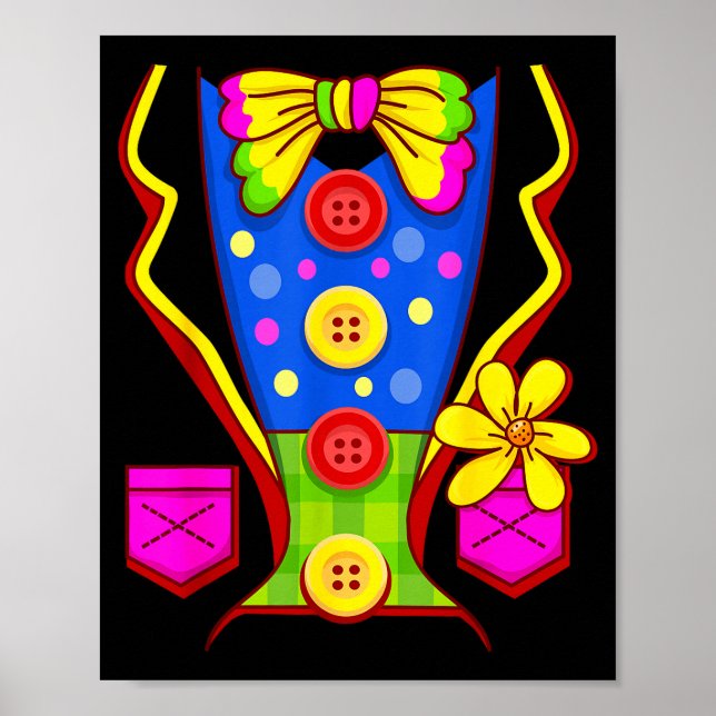 Clown Costume Circus  Poster (Front)