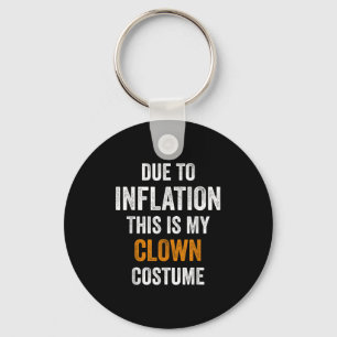 Clown Costume Halloween Due To Inflation Halloween Key Ring