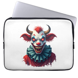 Clown Cow of Terror Laptop Sleeve