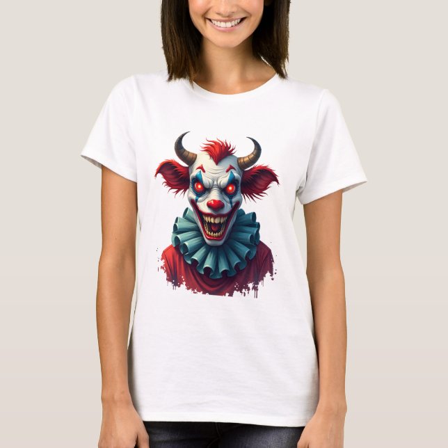 Clown Cow of Terror T-Shirt (Front)