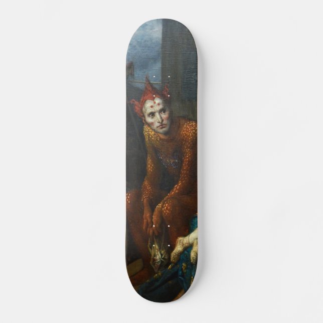 clown cry on skateboard deck (Front)