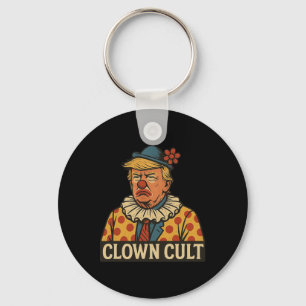 Clown Cult Of Donald Trump Make America A Joke Aga Key Ring