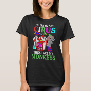 Clown Elephant Circus Event Carny Circus T-Shirt