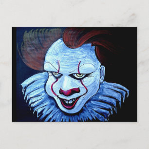 Clown:Evil Postcard