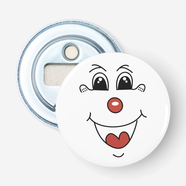 CLOWN FACE BOTTLE OPENER (Front)