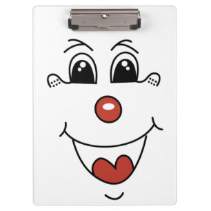 CLOWN FACE CLIPBOARD