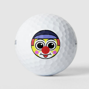 Clown Face Golf Balls