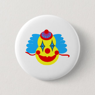 Clown Face Goofy 6 Cm Round Badge