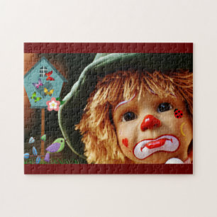 Clown face jigsaw puzzle