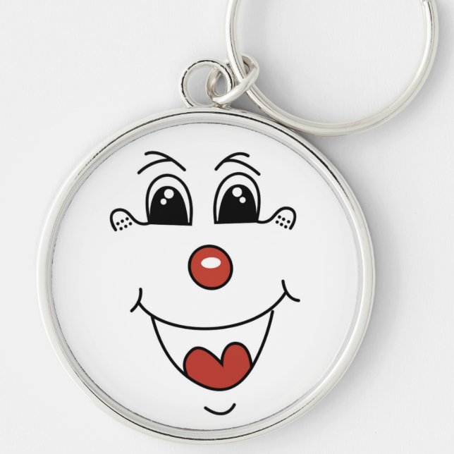 CLOWN FACE KEY RING (Front)