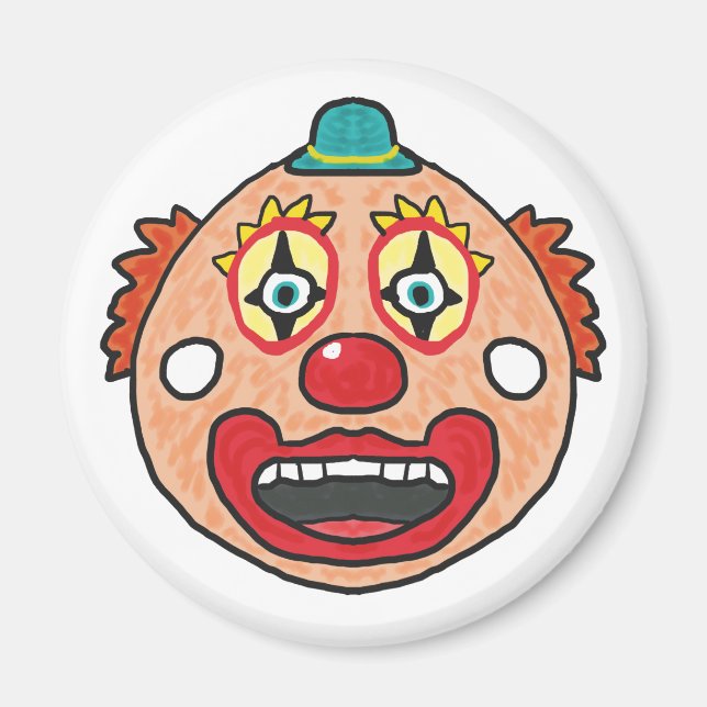 Clown Face Magnet (Front)