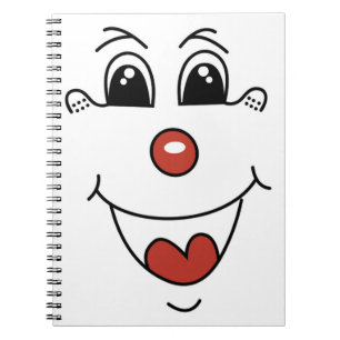 CLOWN FACE NOTEBOOK