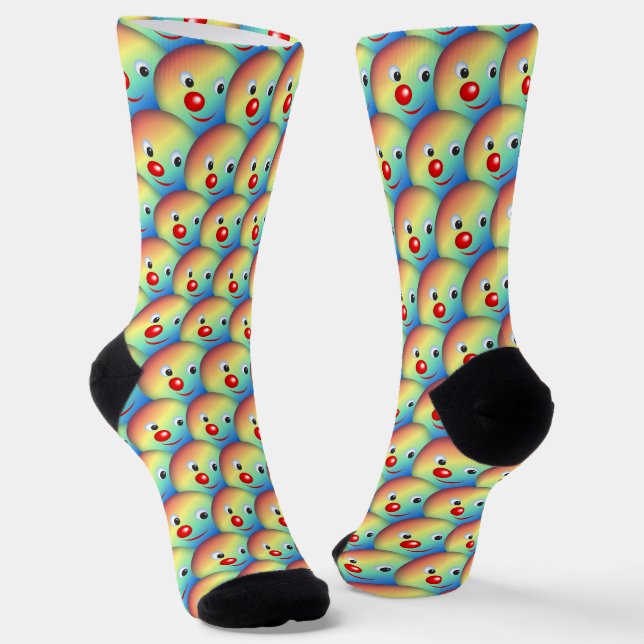 Clown Face Socks (Angled)