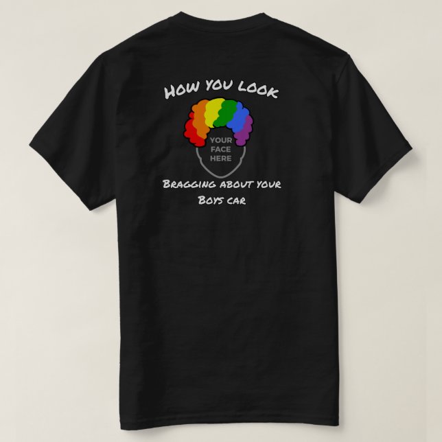 Clown Face T-Shirt (Design Back)