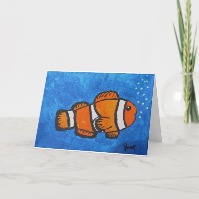 Clown Fish by Joel Anderson Card (Front)