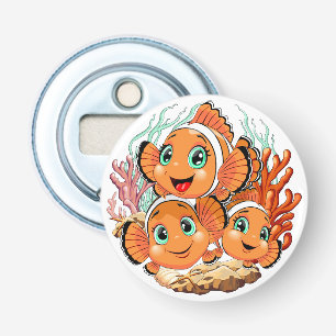 Clown fish Cartoon cute Family Underwater Bottle Opener