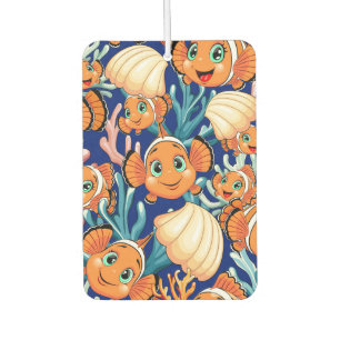 Clown fish Cartoon cute Family Underwater Car Air Freshener