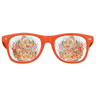 Clown fish Cartoon cute Family Underwater Retro Sunglasses
