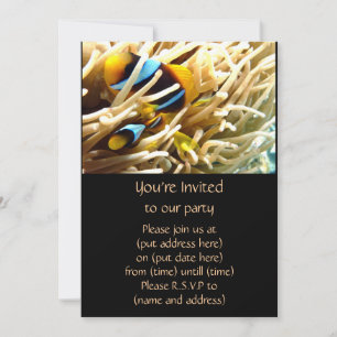 Clown Fish Invitation