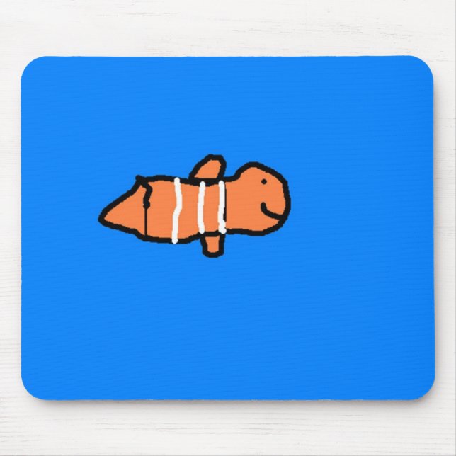 Clown Fish Mouse Pad (Front)