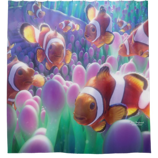 Clown Fish Nemo Shower Curtain (Front)