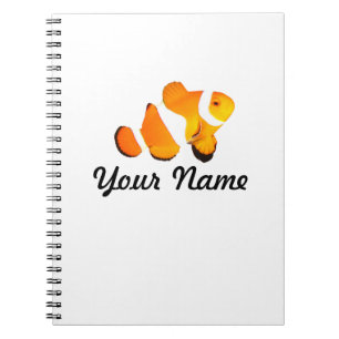 Clown Fish Personalised Notebook