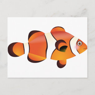 Clown fish postcard