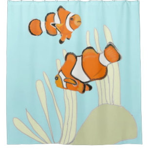 Clown Fish Shower Shower Curtain