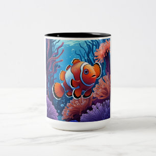 Clown Fish Two-Tone Coffee Mug
