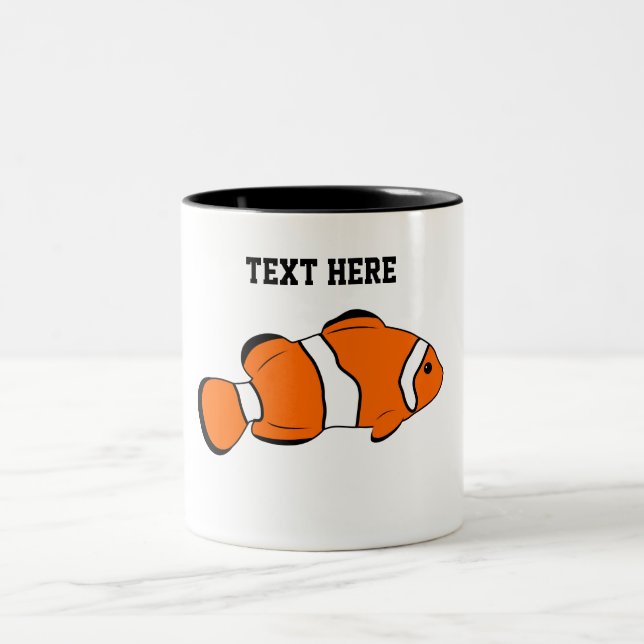 Clown Fish Two-Tone Coffee Mug (Center)