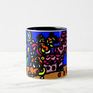 Clown fishes love Two-Tone coffee mug