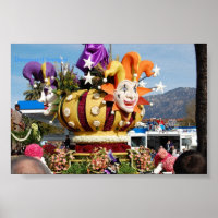 Clown Float Rose Parade Pasadena, Dominant Images