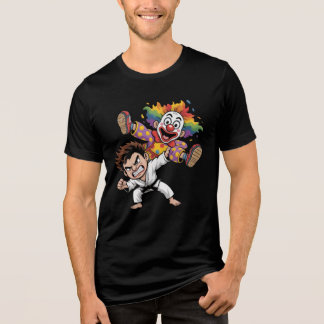 clown getting judio thrown  Tri-Blend shirt