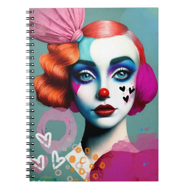 Clown Girl Notebook Journal (Front)