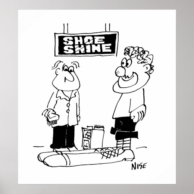 Clown Goes for a Shoe Shine Poster (Front)